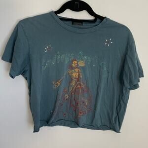 Mother Cowboys Don't Cry Cropped Tee size small